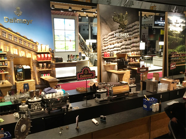 Messestand Loung mit Upcycling Paletten,beln