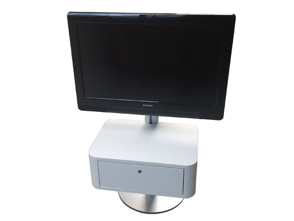 Fernsehtisch Rhein mit Standfu und Schublade Ideal fr Hotel und Pensionszimmer, da sehr platzsparend