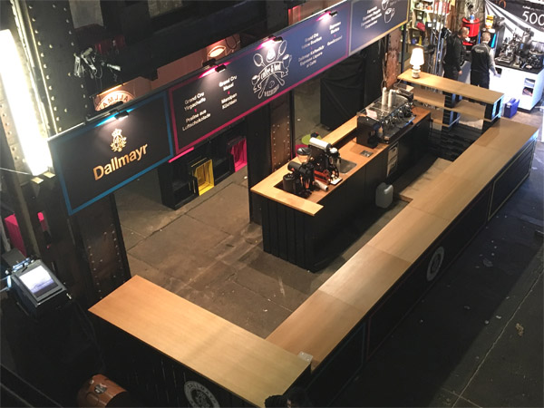 Messestand Loung mit Upcycling Paletten,beln