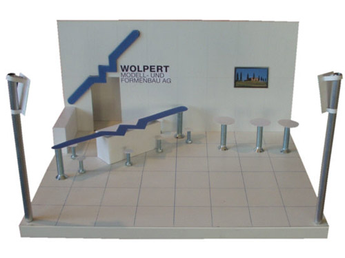 Modell Messestand Wolpert Modell und Formenbau